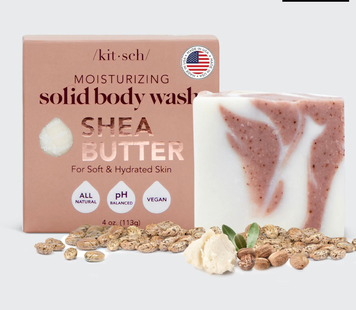 Kitsch: Shea Butter Exfoliating Body Wash